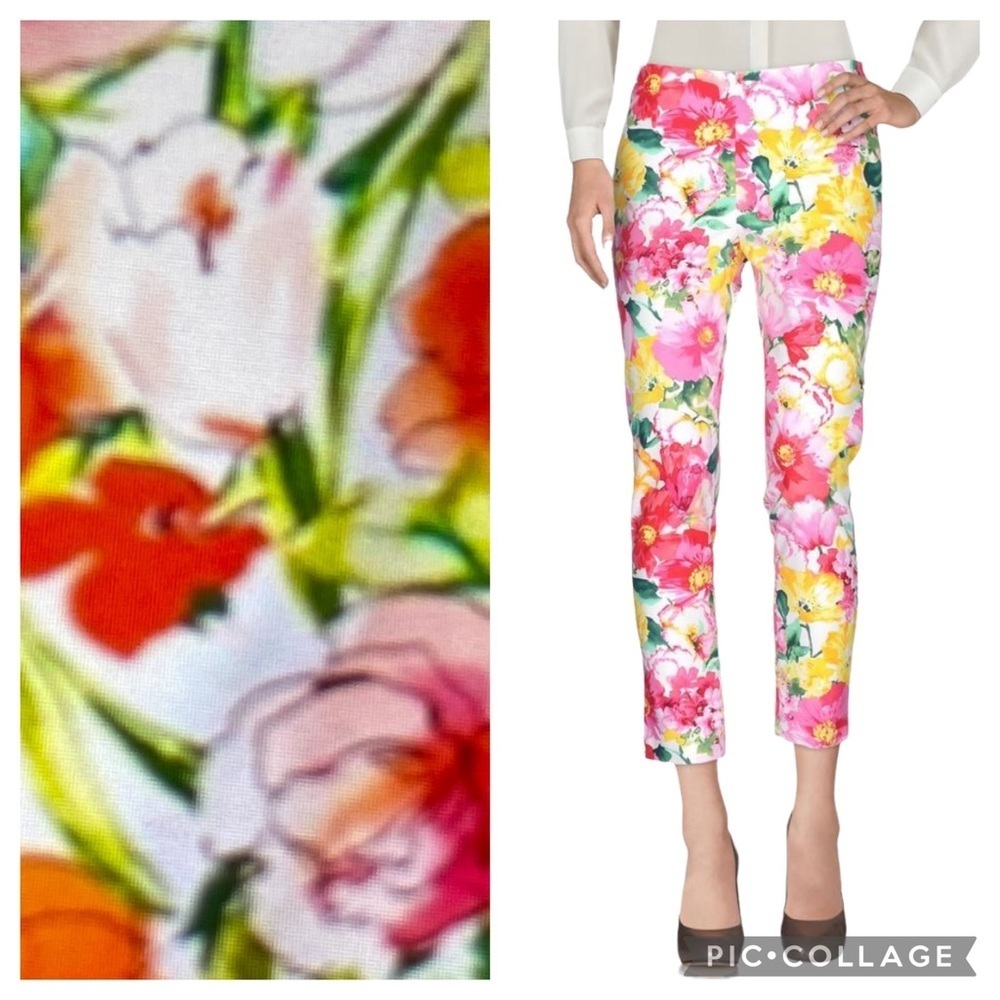 Ralph Lauren Floral Cotton Crop Pants